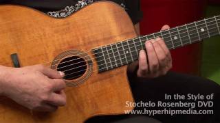 Stochelo Rosenberg Jazz Manouche guitar lesson clip [upl. by Bayly]