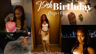 MY 19TH BIRTHDAY VLOG ☆  prep grwm dinner pictures more birthdayvlog vlog grwm [upl. by Gnat]