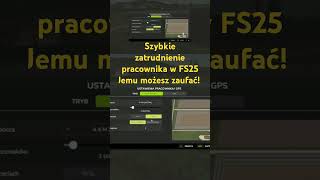 Jak zatrudnić pracownika w fs25 [upl. by Fagaly]