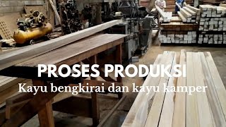 PROSES PRODUKSI MESIN MOULDING KAYU BENGKIRAI KALIMANTAN [upl. by Onstad]