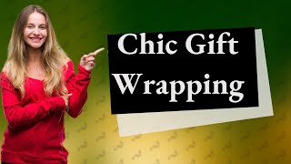 How do you gift wrap hanging clothes [upl. by Adnorehs]