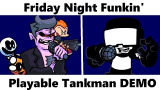 Friday Night Funkin  Playable Tankman FULL DEMO FNF Mod [upl. by Charbonnier]