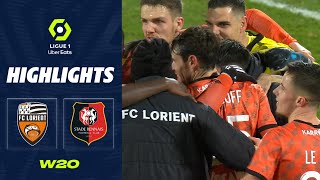 FC LORIENT  STADE RENNAIS FC 2  1  Highlights  FCL  SRFC  20222023 [upl. by Aihsem]