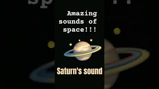 Saturns sound amazing sound of spqce [upl. by Adnat558]