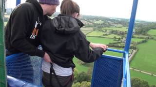 Bungee Jump Chepstow 400ft [upl. by Eidas927]