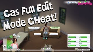 The Sims 4 on console CAS full edit mode CHEAT PS4 [upl. by Sivat]