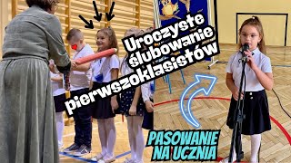 Ślubowanie pierwszoklasistów💖 Oliwia ma pasowanie na ucznia💖 [upl. by Robillard]