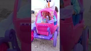 ☃️ Olaf Saves Elsa and Anna’s Stuck Princess Carriage ☃️ [upl. by Ynna]