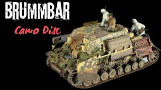 Brummbar Camo Disc  SdKfz 166 Cyber Hobby  135 [upl. by Martguerita437]