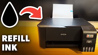 How To Refill Ink on Epson EcoTank ET 2860 2400 2870 2700 [upl. by Oiramad279]