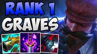 RANK 1 GRAVES KOREA AMAZING JUNGLE GAMEPLAY  CHALLENGER GRAVES JUNGLE GAMEPLAY  Patch 1323 S13 [upl. by Tnemelc487]