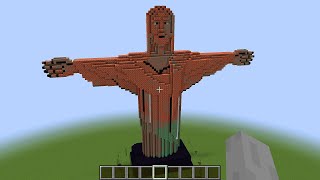 copper statue oxidizing time lapse in minecraft [upl. by Edalb]