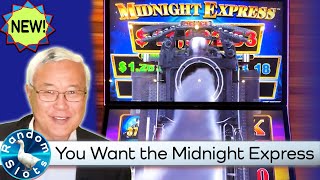 Midnight Express Fat Rhino Slot Machine Bonus [upl. by Hametaf]