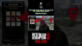 Red Dead Online Free mask  madam nazar location today Halloween update rdr2online red shorts [upl. by Tricia307]