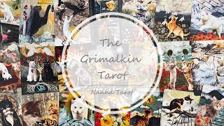 開箱 🥀 好奇貓咪塔羅牌已絕版私人版 • The Grimalkin Tarot  Nanna Tarot [upl. by Annovad]