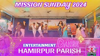 Hamirpur Parish Mission Sunday 2024 Entertainment Dance Hamirpur unit Youthsrourkelanagpuri [upl. by Melly]