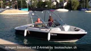 Anlegen Steuerbord mit Sportboot by bootsschulench [upl. by Sallee347]