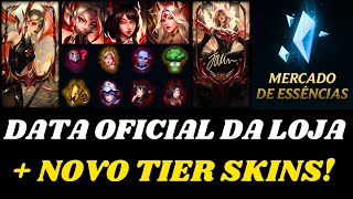 Prévia do Passe Hall of Legends  Novo Tier de Skins do Lol  Data Nova Loja de Essências Azuis [upl. by Alleuqram]