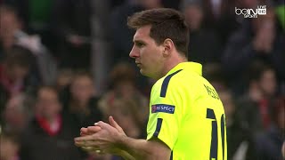 Lionel Messi vs Ajax Away HD Champions League 1415 [upl. by Chelsea]