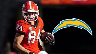 2nd Round Pick WR Ladd McConkey College Highlights  LA Chargers [upl. by Hinda]