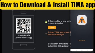 How to download amp Install TIMA app for mirror link  Step by Step Full Video  Shekhar Maxxlink [upl. by Itnava]