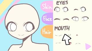 ♡Character creator♡flipaclip animation meme [upl. by Auqinihs325]