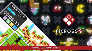 PICROSS S NAMCO LEGENDARY edition Trailer Nintendo Switch [upl. by Anibur]