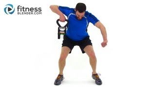 Full Length KettleBell Workout Video  Total Body Kettlebell Routine [upl. by Ayat832]