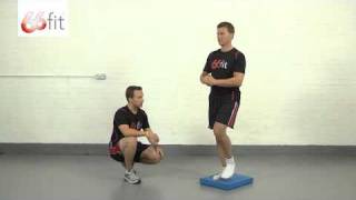 66fit Balance Pad Exercises  Leg Raise by Physiosuppliescom [upl. by Joni517]