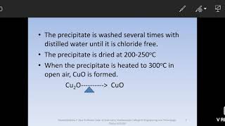 Synthesis of nano materialsPrecipitation methodProfShwethambikaP [upl. by Normac]