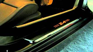 WindRestrictor®BMW Z4 Custom Lighted Door Sills [upl. by Dionisio]