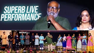 MM Keeravani and Team Superb Live Performance  ANR National Award 2024 Presentation Event [upl. by Marlee459]