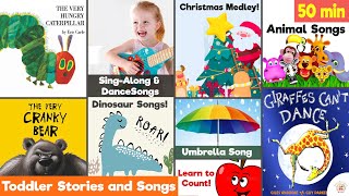 50 Min Preschool Dance Songs Music for Toddlers SingAlong Best Childrens Stories amp Nursery Rhymes [upl. by Beisel936]