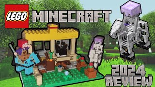 LEGO MINECRAFT 21171 The Horse Stable Review [upl. by Noiramaj]