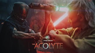 Sith Lord Qimir vs Jedi ALL Fight Scenes  Star Wars  The Acolyte Episode 5 [upl. by Attolrahc]