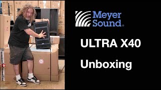 Meyer Sound ULTRA X40  Unboxing and Overview [upl. by Ojibbob]