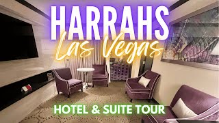 Harrahs Las Vegas  quotMountain Junior Executive Suitequot Room and Hotel Tour [upl. by Lipscomb]