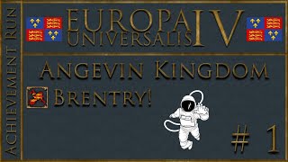 EU4 Angevin Kingdom P1 Pushing a PU on France [upl. by Dulcine]