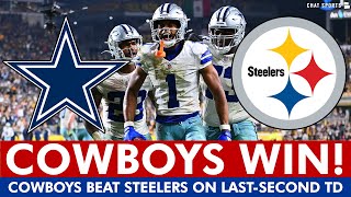 Dallas Cowboys And Dak Prescott TOTALLY REDEEM THEMSELVES In 2017 Win Over Pittsburgh Steelers [upl. by Adanar]