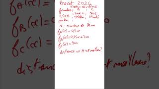 Brevet  Comparaison de fonctions par le calcul  Fonctions affines et linéaires 6d [upl. by Ardnoed611]