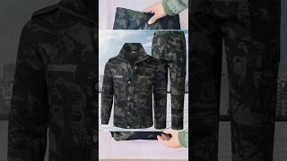 Camouflage Tactical JacketPants Set Camouflage Outdoor wear apparel Jacket tactical nature [upl. by Ateval537]