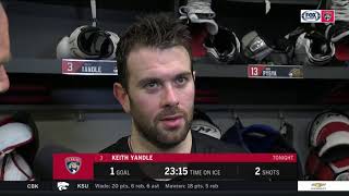 Keith Yandle  Florida Panthers vs Nashville Predators 01202018 [upl. by Odraleba]