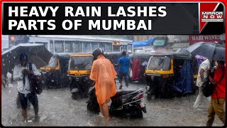 Heavy Rain And Thunderstorms Lashes Mumbai IMD Warns For Heavy Raining Ahead  Top News  News At 7 [upl. by Nhepets]