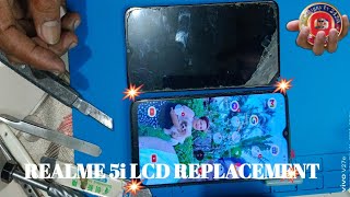 REALME 5i LCD REPLACEMENT [upl. by Llerdnek297]