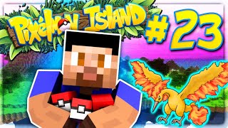 FIRST LEGENDARY  PIXELMON ISLAND SMP 23 Pokemon Go Minecraft Mod [upl. by Ayin]