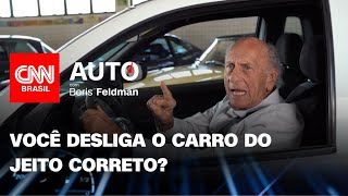 Como desligar o carro do jeito certo Veja dicas do Boris Feldman  CNN Auto [upl. by Merc]