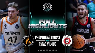 Promitheas Patras v Rytas Vilnius  Full Game Highlights  BasketballCL 202324 [upl. by Yreffeg]