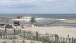 LBI Beach Replenishment  Holgate NJ [upl. by Zorine]