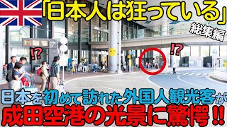 【海外の反応】「日本人は正気ではない」初めて日本を訪れた外国人観光客が成田空港から1時間近く出られなかった状況！空港３部作【総集編】 [upl. by Weinrich]