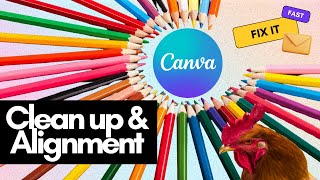 How to quickly align your elements in Canva [upl. by Aicilaf]